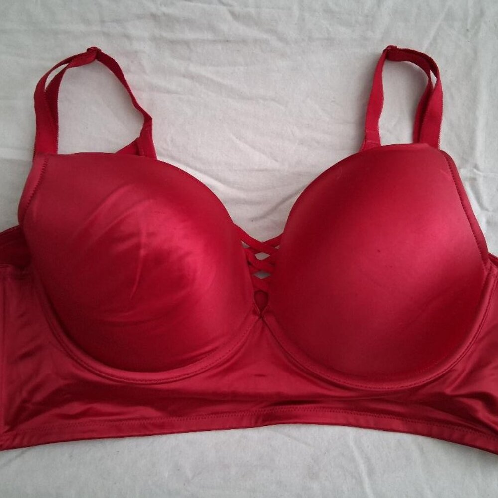 Torrid Curve longline bra, Red, size 42C